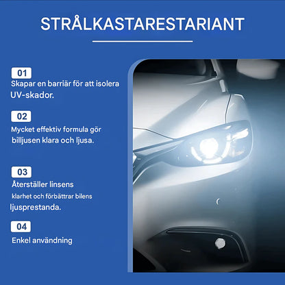 Rénovation des phares de voiture avec pâte à polir et protection UV