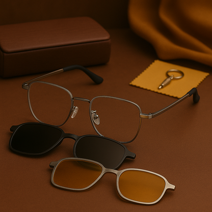 Lunettes Magnétiques 3 en 1