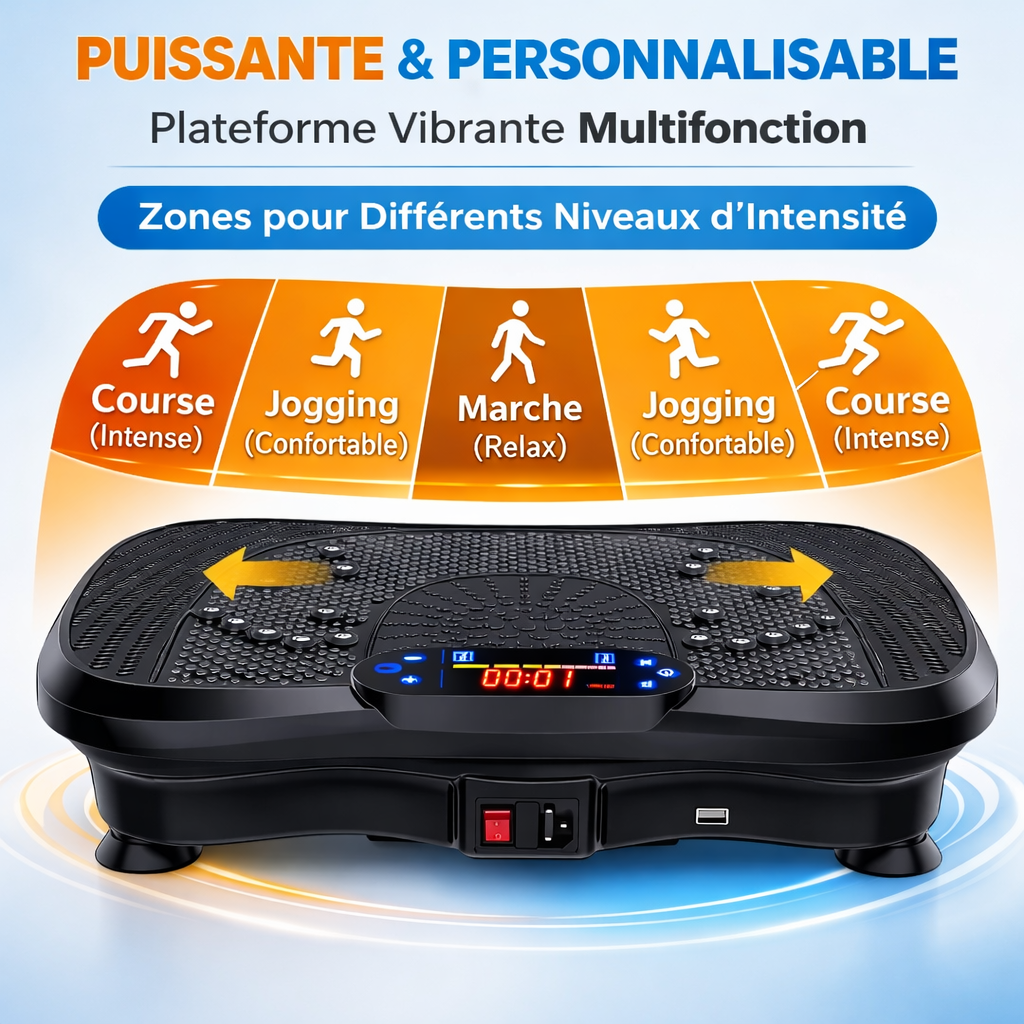 Plateforme Vibrante pour le corps entier tout en un