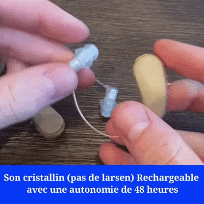 Aide auditive rechargeable BTE ( paire de 2)